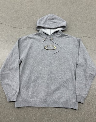 Vintage 90's Oakley Software Center Saw Logo Pullover Hoodie Rare