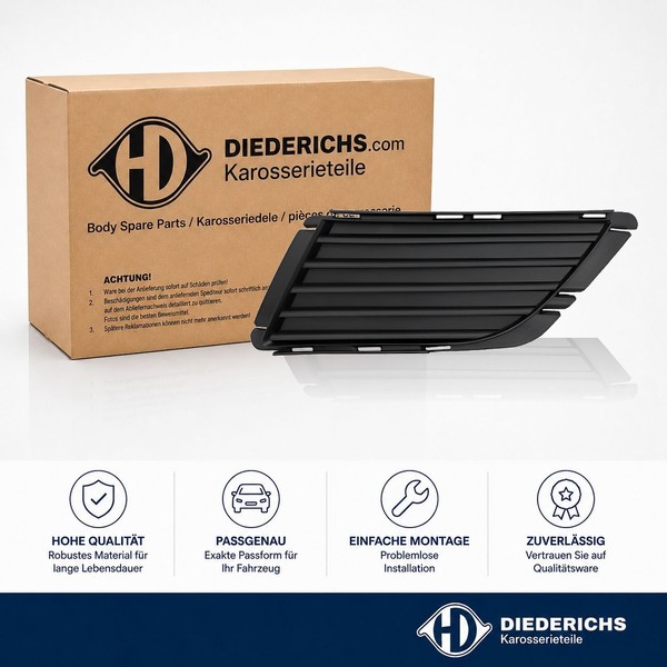 LÜFtungsgitter StossfÄNger Vorne Links Diederichs 1813349 FÜR Opel-image