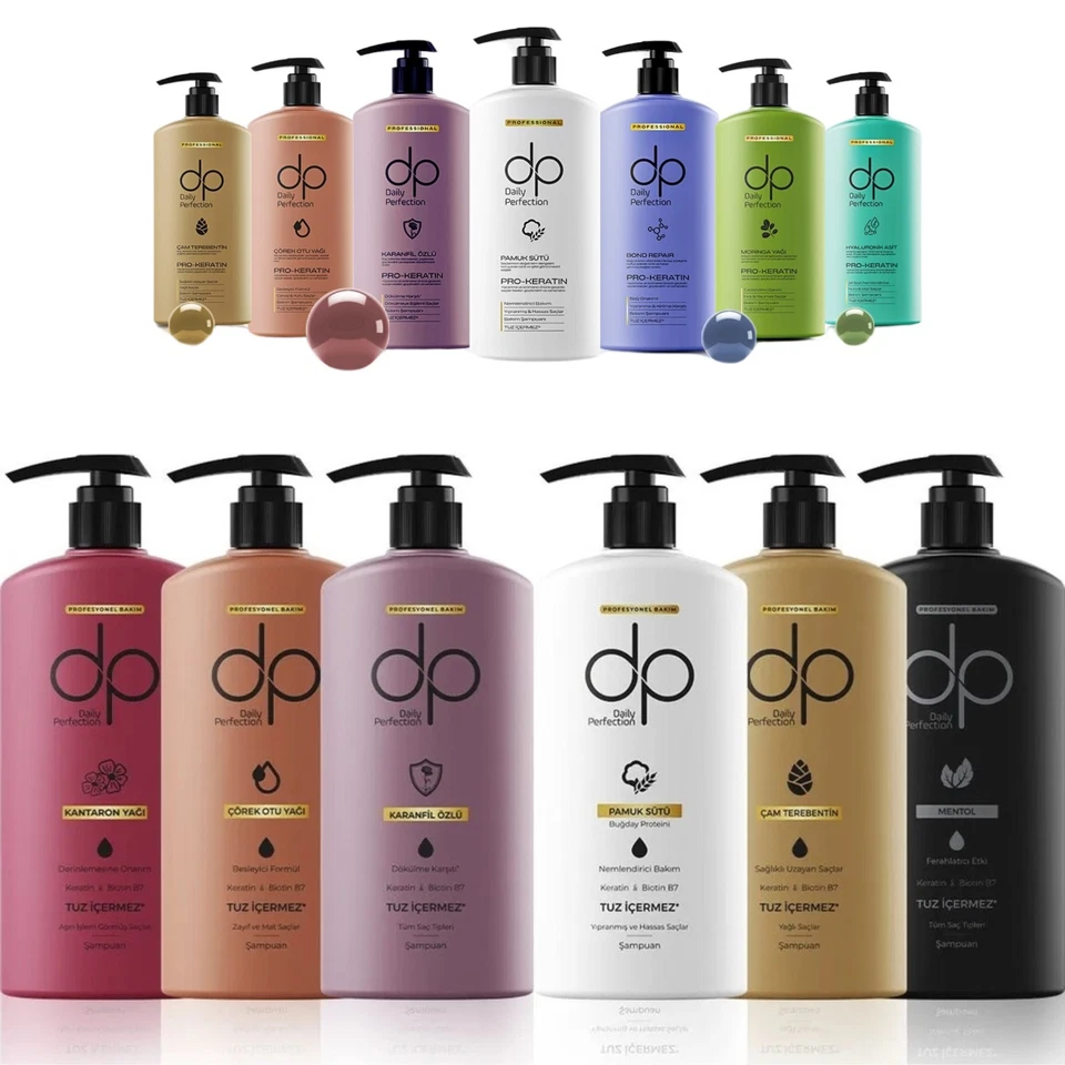 dp Daily Perfection Shampoo SalzFREI - KERATIN & BIOTIN Haarausfall Haarwachstum