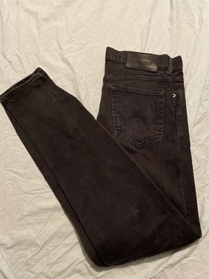 Edwin ED80 Slim Tapered Herren Jeans Schwarz W30 L32