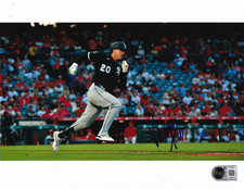 MIGUEL VARGAS signed (CHICAGO WHITE SOX) baseball 8X10 photo BECKETT BY085543
