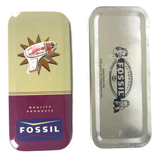 Fossil Toy Atomic Raygun Retro Sci-Fi 1 Vintage Empty Watch Tin 1996