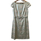 TOCCA Flower Embroidery French Sleeve Mini Dress, Size 6, Blue Women USED