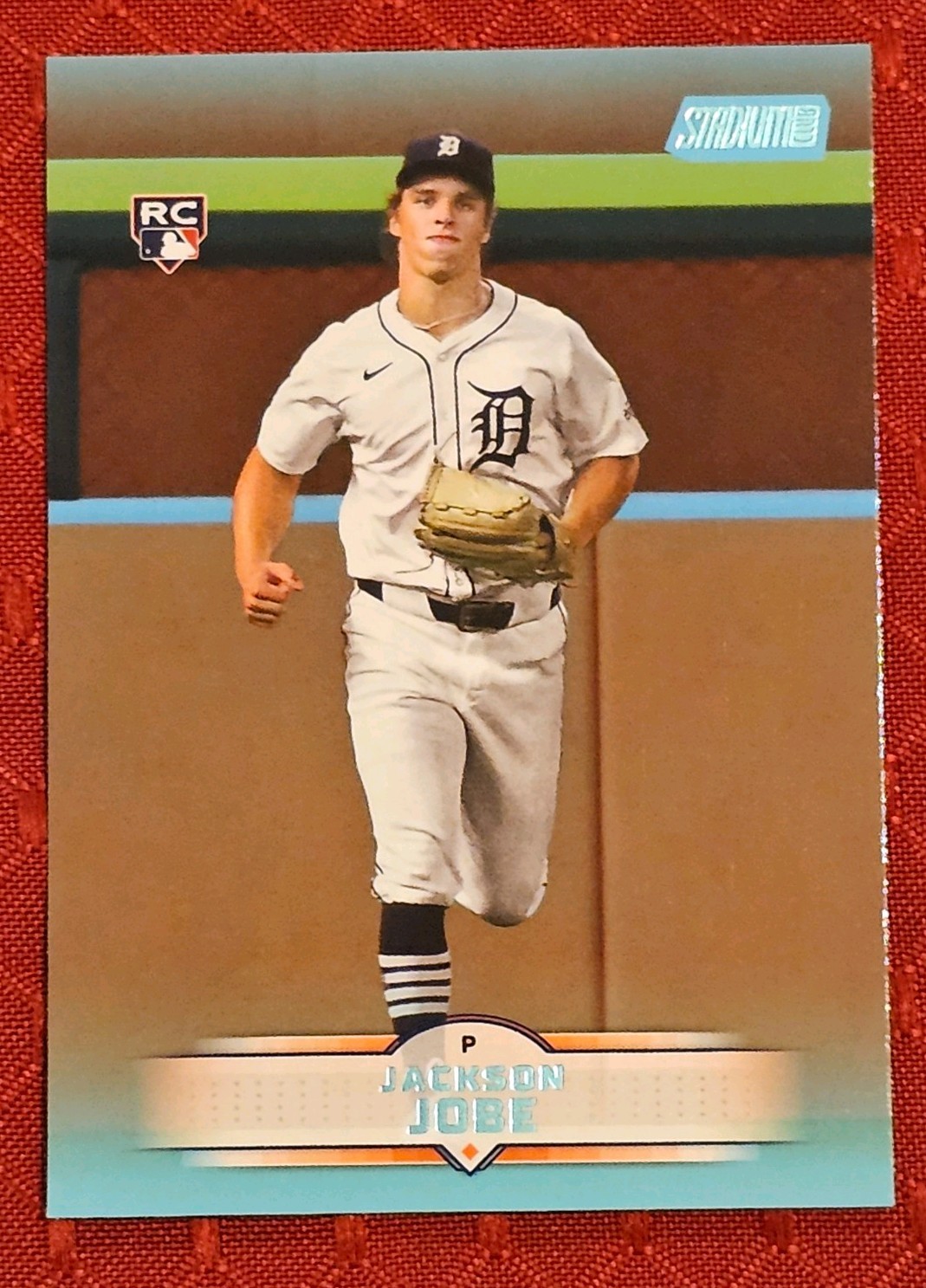 2025 Stadium Club Jackson Jobe Light Blue Foil Rookie #50 Detroit Tigers NM-MT