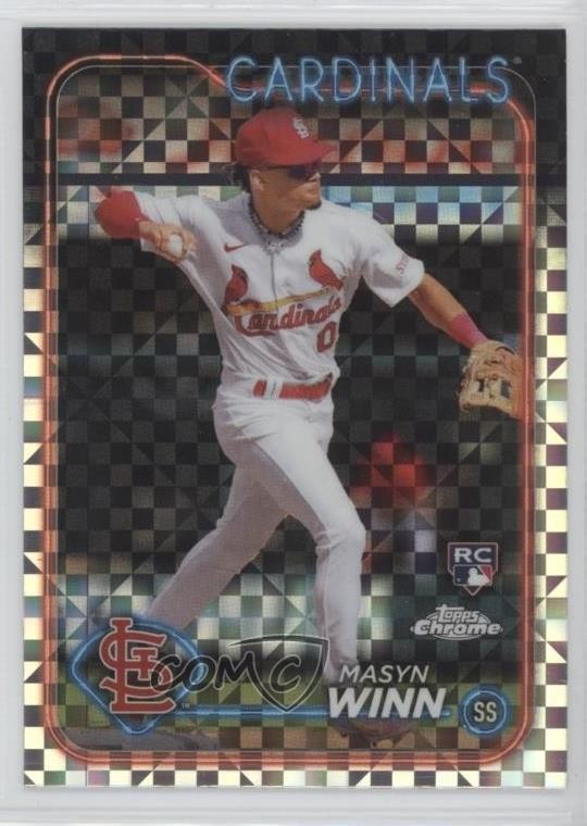 2024 Topps Chrome X-Fractor Masyn Winn #189 19n6