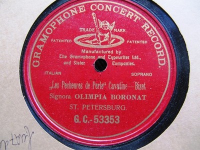 1904 OLIMPIA BORONAT Russian Redento Zardo 1st G&T Rigoletto CARO NOME GC 53348