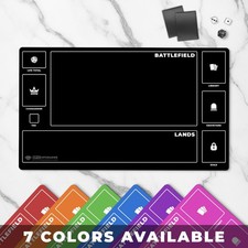 MTG Playmat for Commander Magic the Gathering Mat with Zones for EDH Player
