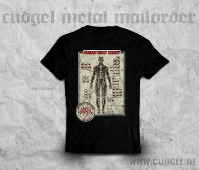 CATTLE DECAPITATION - human meat chart T-Shirt
