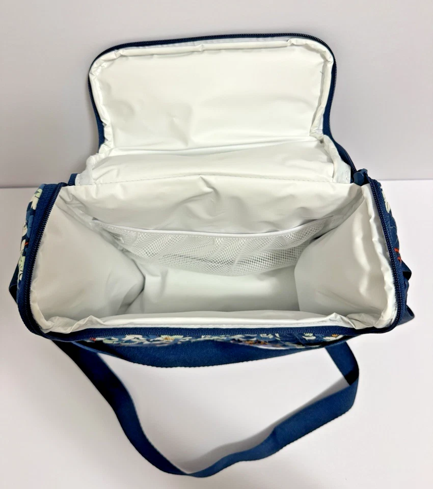 Bolsa de lonchera Vera Bradley con aislamiento de correa larga FLORAL BURST NUEVA SIN ETIQUETAS Foto 3 de 4