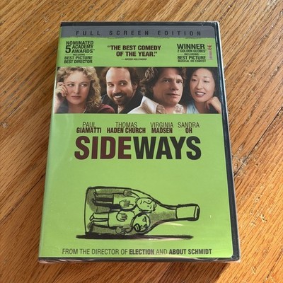 Sideways (DVD, 2005, Full Screen) New & Sealed