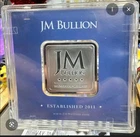 JM Bullion 1 oz Silver Bar .999 Fine Mint Plastic