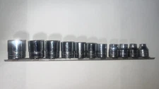Snap On FS Series Standard Short Socket Set, 11 Sockets In Excellent Condition