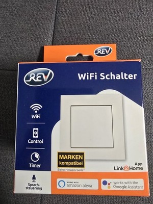 WiFi Schalter REV 2.4 WiFi Smart Switch Smart Home Alexa Sprachsteuerung Neu