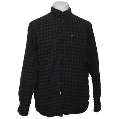 Chaps, Flanellhemd, Größe: L, Grün/Schwarz, Karo, Flanell, Herren #mvh