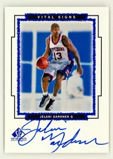 1999 SP Top Prospects #JG Jelani Gardner Auto Vital Signs Pepperdine Waves