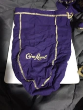 Lot of 120 Crown Royal Classic Purple Draw String 12" X 9
