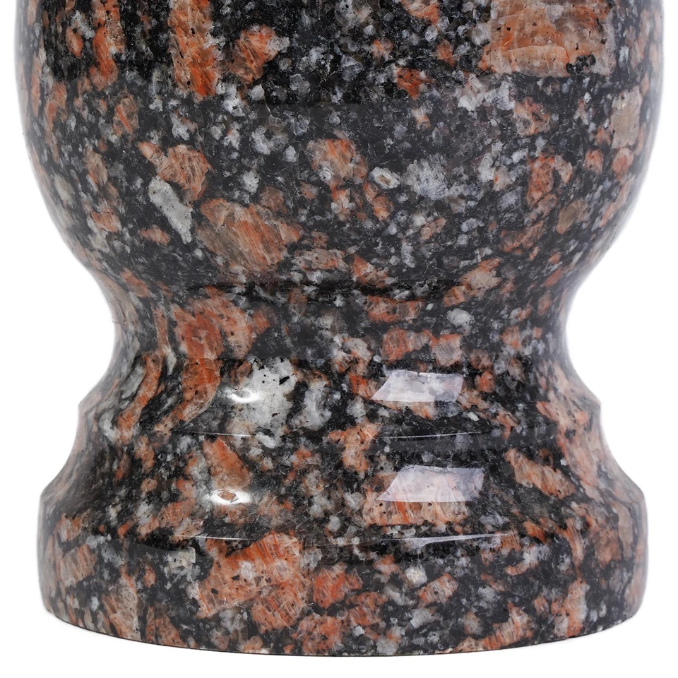 Grab-Vase hochwertig aus Granit Kaputinsky Friedhof-Vase Grab-Schmuck Blumenvase - Bild 3 von 4