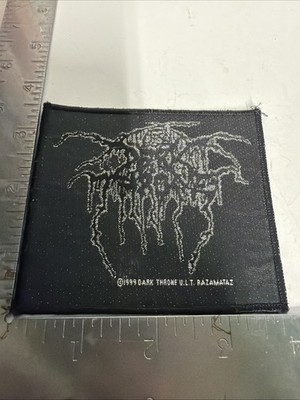 Darkthrone - Lurex Logo Printed Patch 4'' x 3.5 