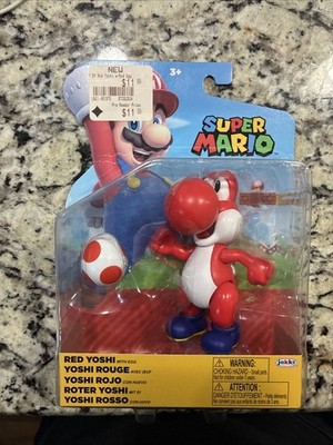 Super Mario RARE Toy : Red YOSHI- Brand New in Box, Sealed Collectible.