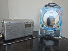 Coby Radio And Personal Cd Player And Headphones Tested Missing Antenna