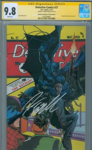 DETECTIVE COMICS #27 CGC 9.8 (2017) "SIGNED" by JASON FABOK !!!  HIGHEST !!!