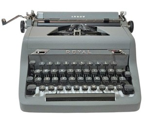 実働品　 ARROW ロイヤルタイプライター 1946年製 Old portable typewriter 