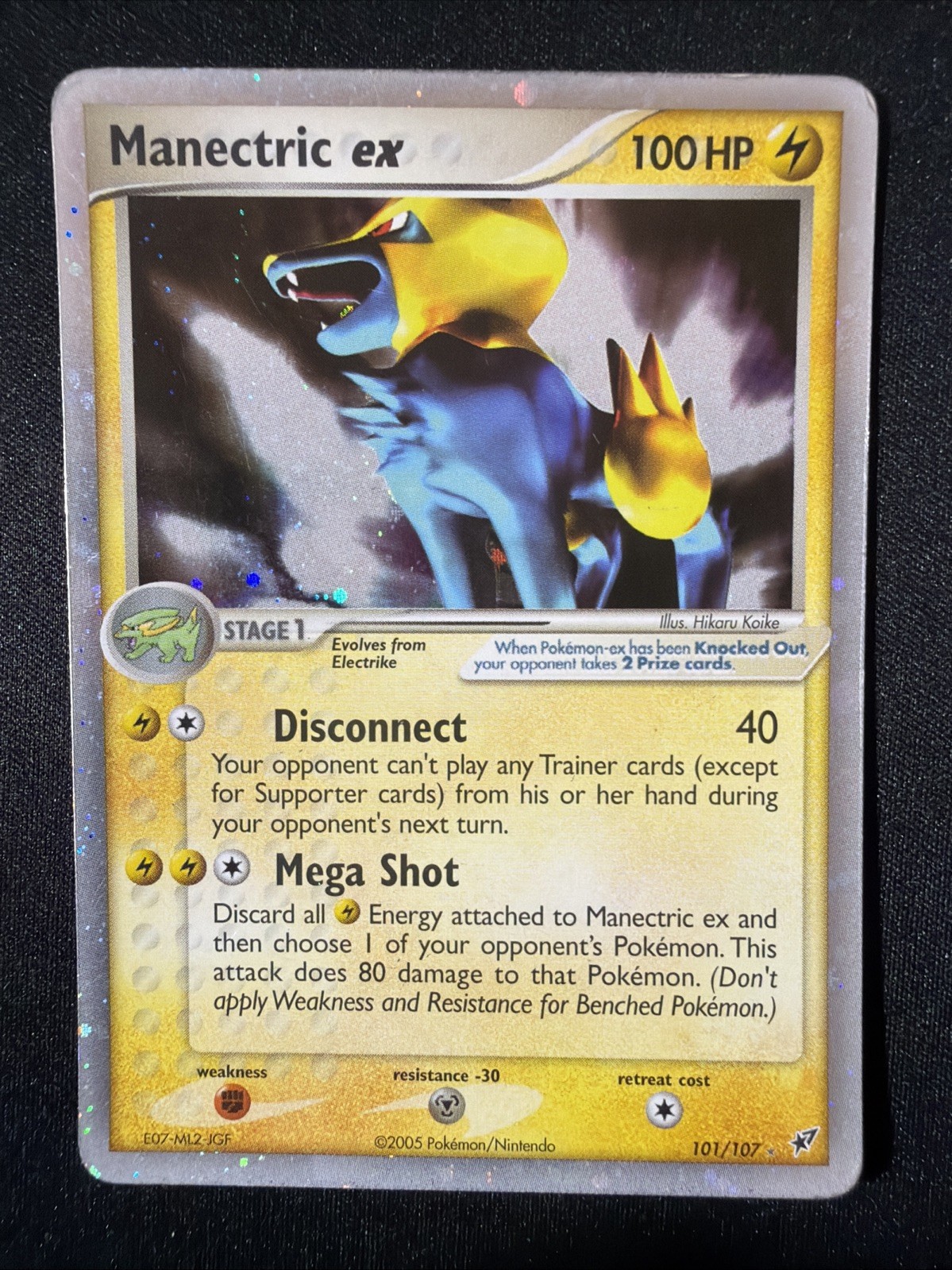 Manectric ex 101/107 EX Deoxys Holo 2005
