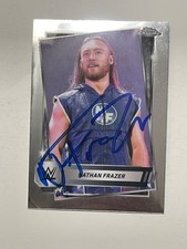 WWE NATHAN FRAZER Signed Card Raw Smackdown