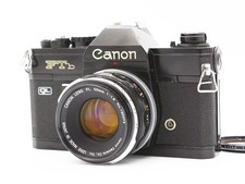 Canon FTb QL 35mm SLR Film Camera Canon FL 50mm f/1.8 Lens from JAPAN VeryGood