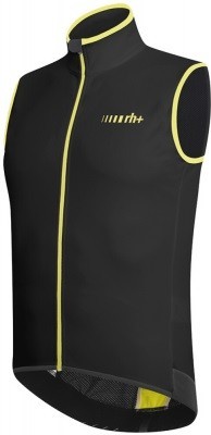 Windbreaker Weste ZERO RH+ Sprint Wind Vest Gr. M-L-XL Schwarz & Neongelb Ärmellos