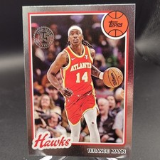 2025 Topps Terance Mann Atlanta Hawks 45th Anniversary Card 80BK-44 
