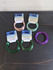 Darice 26 Gauge Permanently Colored Copper Wire 30 YD Lot Of 5 Jewelry Ornaments