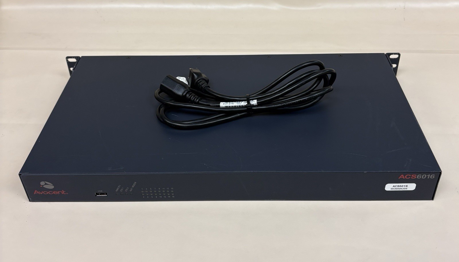 Avocent ACS6016 16-Port RJ-45 Serial Console Server AC Power MPN: 520 ...