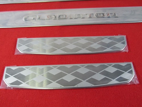 JEEP GLADIATOR Stainless Steel Door Guard Sills NEW OEM MOPAR - Picture 2 of 10