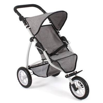 Bayer Chic 2000 Puppen Jogging-Buggy LEON Melange grau TOP