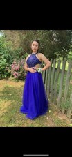 Long Evening Dress Formal Party Dresses Prom Gown Royal Blue