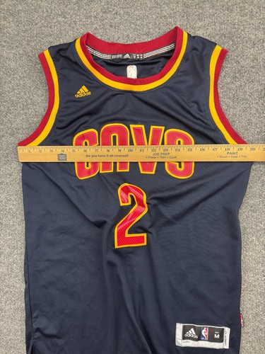 Adidas Kyrie Irving Adult Swingman Jersey Cleveland CAVS Men’s M Blue Stitched - Picture 3 of 6
