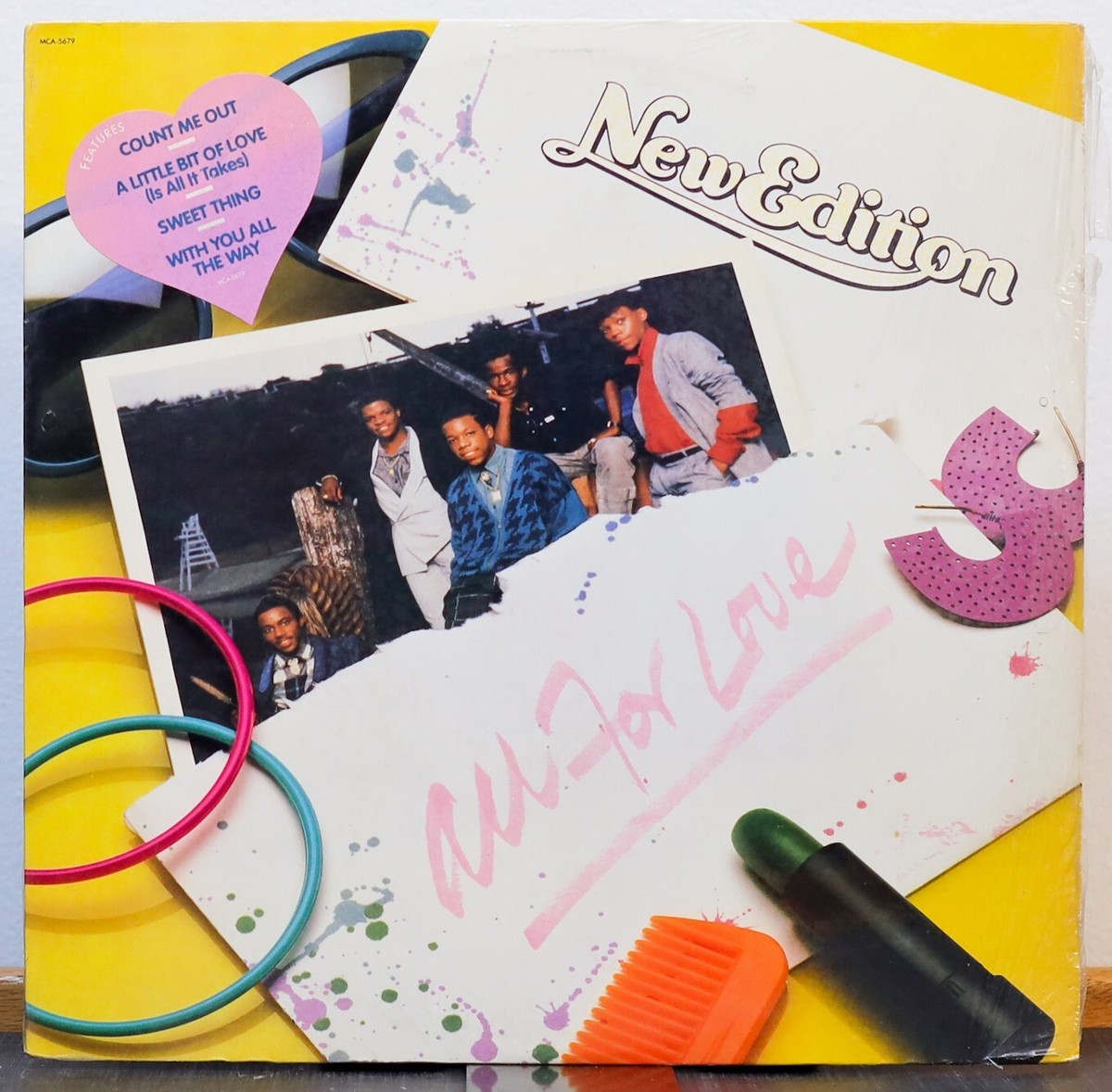 New Edition, All For Love, MCA Records, 1985, NM/ NM | eBay