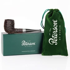 Peterson Donegal Rocky 106 Fishtail, 3mm, Vulcanite Stem, Billiard Tobacco Pipe