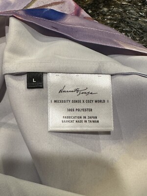 Necessity Sense x Cozy World Awge A$AP Rocky Silk Shirt | eBay