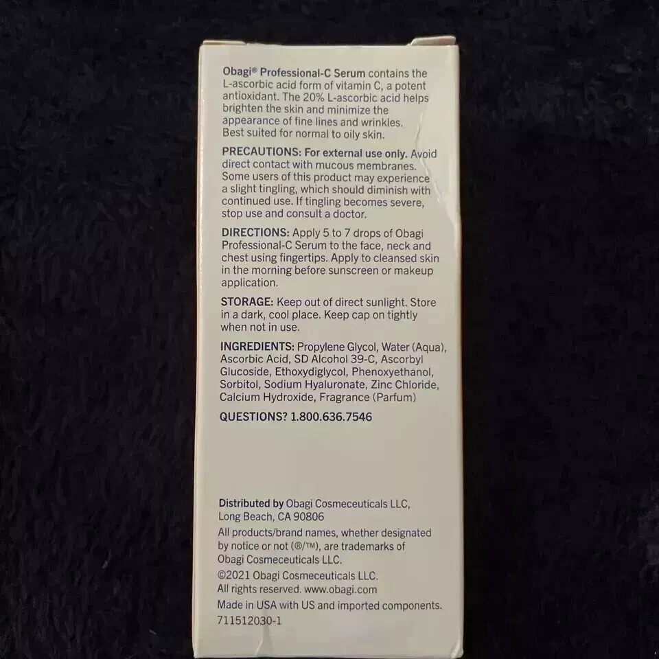 Obagi ProfessionalC Vitamin Serum 20 Lascorbic Acid 30ml / 1oz eBay