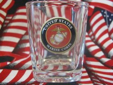 United States Marines Corp Shot Glass ~ **Gift Idea