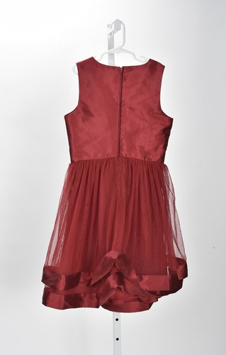 Speechless Kids Cranberry Party Dress Hi-Low Hem Size 14 - Picture 2 of 3