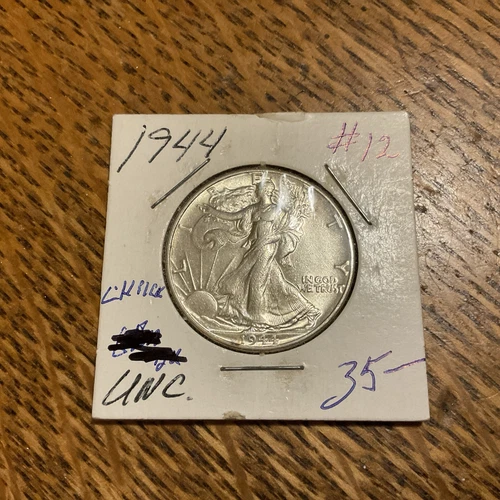 1944 Walking Liberty Half - Choice UNC  #12