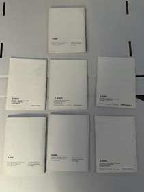 Atari Lynx Manuals *Only* -  Mix & Match