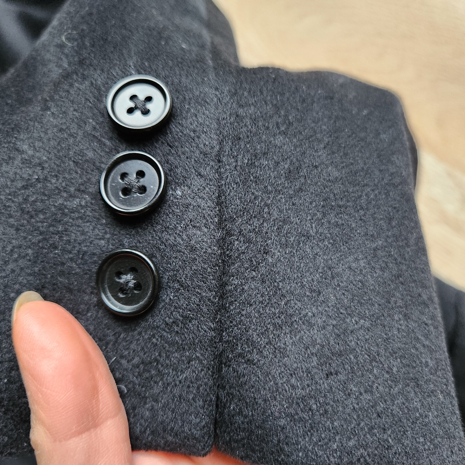 Gianni Versace Couture Made in Italy Doublebraested Sport Coat Black Chest 48" thumbnail 4