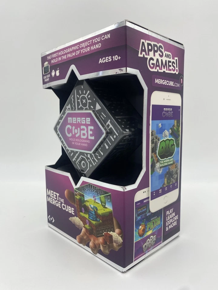 Meet The Merge Cube AR / VR Virtual Apps & Games IPhone Android Holographic Fun. - Image 3 of 4