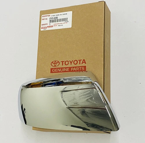 New Genuine Toyota Tundra Passenger Side Chrome Outer Mirror Cover 87915-0C050
