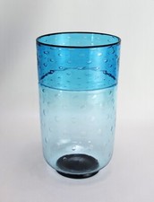 Vaso vintage in vetro di Murano firmato Yoichi Ohira