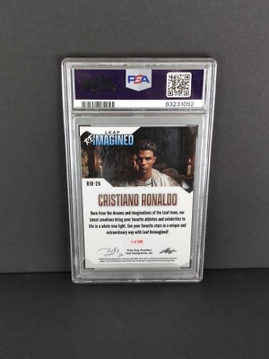 PSA 10 Cristiano Ronaldo LEAF Reimagined RIB26 | eBay